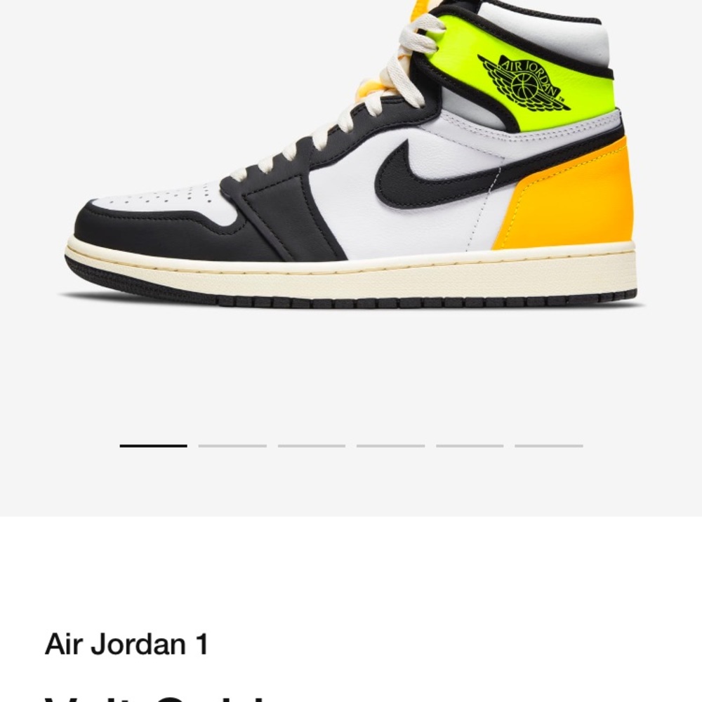 Nike air Jordan 1 volt - Picture 4 of 4